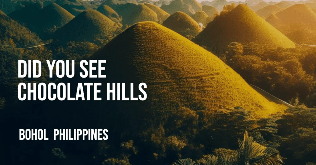 chocolate hills bohol Philippines