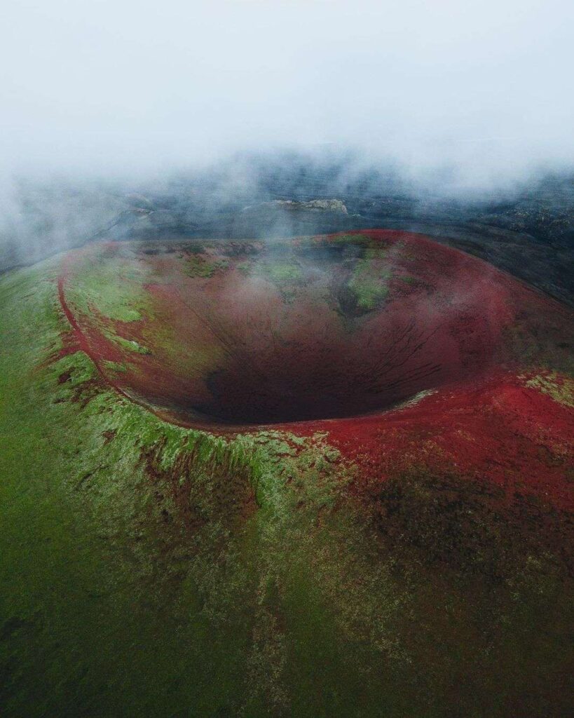 Apple Crater iceland location