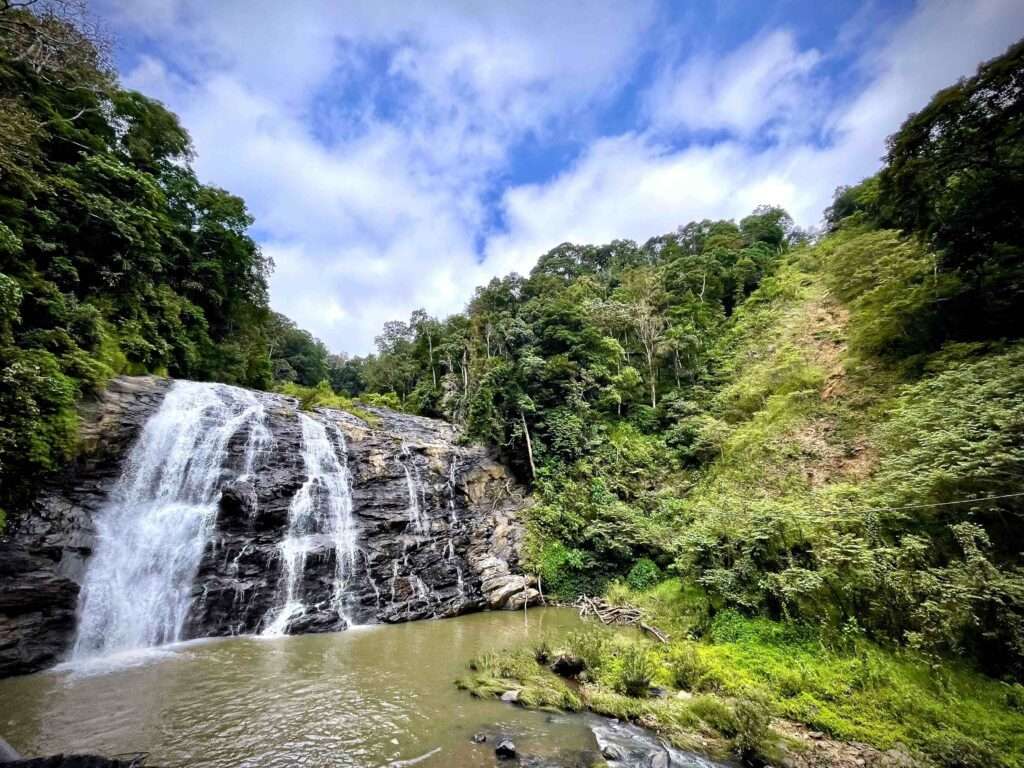 karnataka, abbey falls road, india, and coorg in Madikeri, India