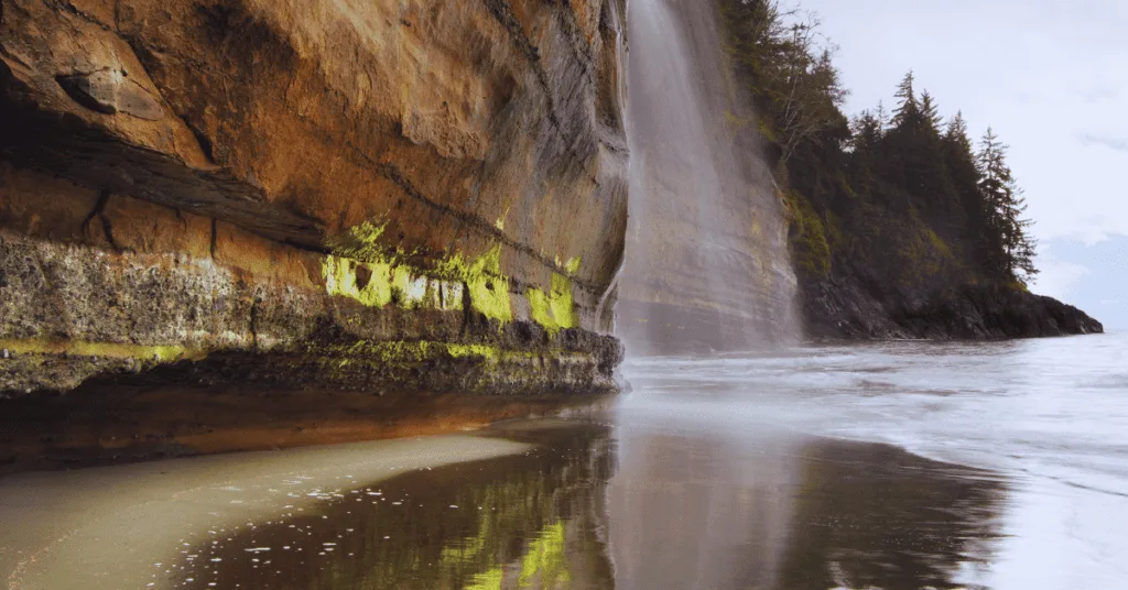 Exploring the Waterfall Mystic Beach Exploring the Waterfall